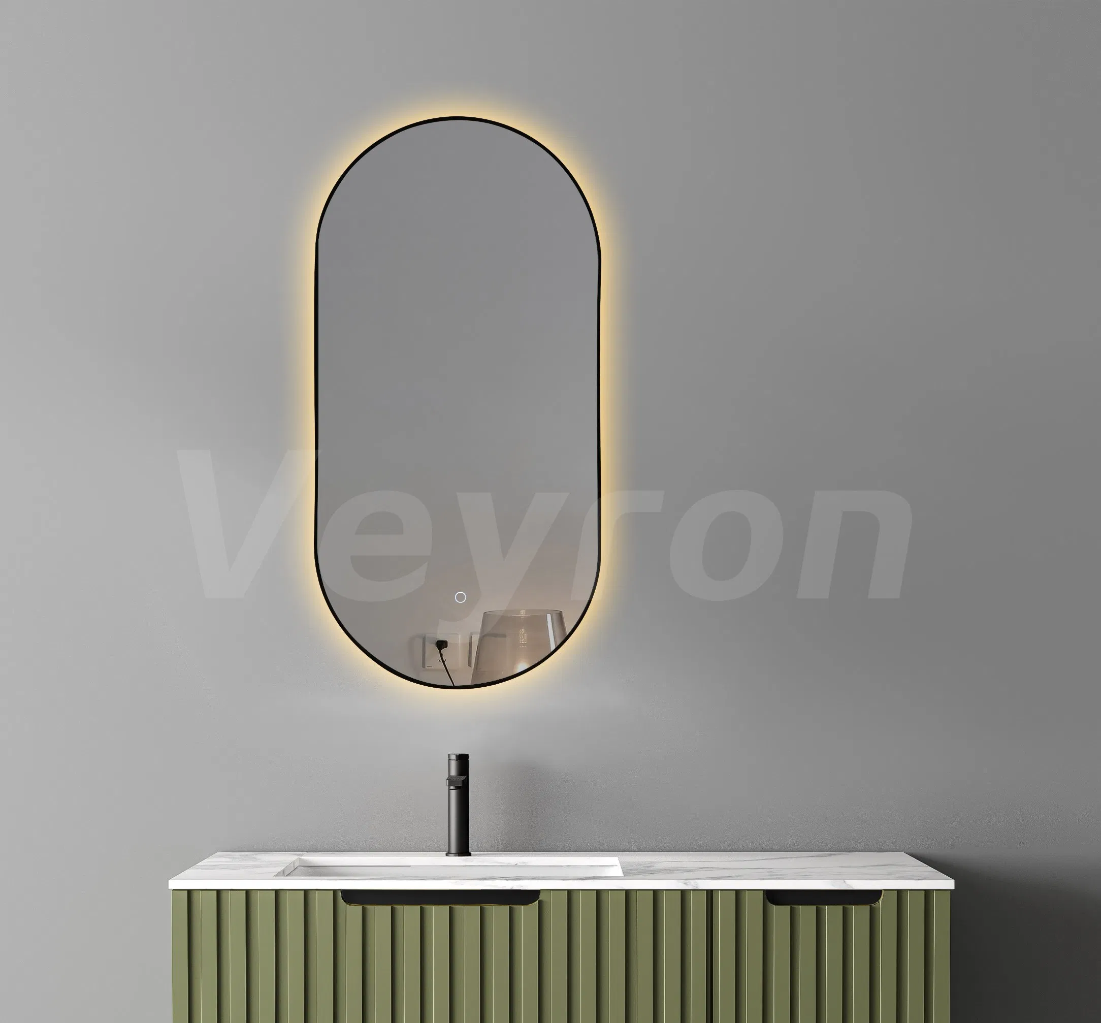 LED Bathroom Mirror on The Wall Smart Makeup Mirror Bathroom Mirror