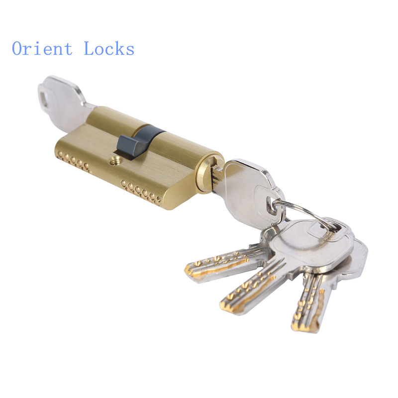 Mortise Lock Double-Line Pin Snake Key Way Euro Cylinder Lockbody with Emergency Function