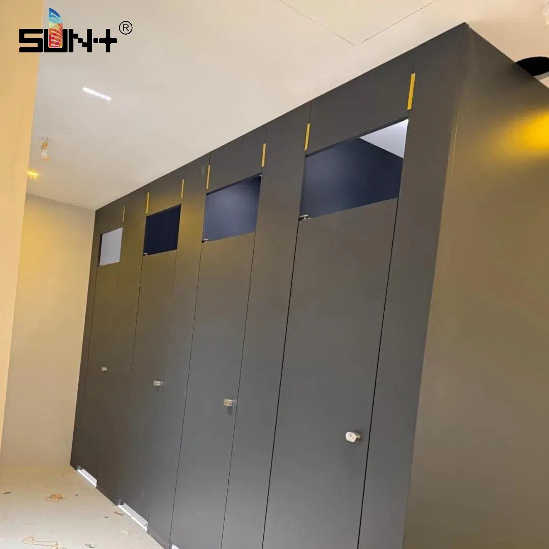 Customized Toilet Partition Waterproof HPL Board Bathroom Partition
