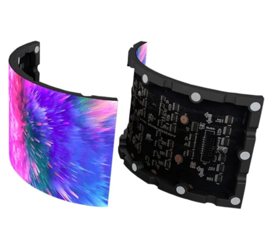 Indoor Curved LED Panel Display P3 Flexible LED Display Soft Module Full SMD LED Screen