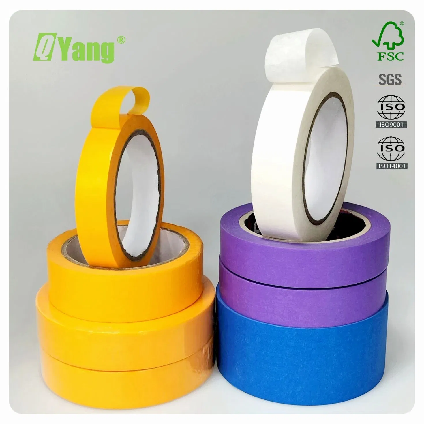 Custom Size 600UV Resistant Rubber Based Washi Masking Tape for Automotive Painting