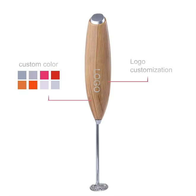 Wholesale Manual Matcha Coffee Foam Maker with Stand Automatic Milk Wand Whisk Drink Mixer Stirrers Electric Milk Handheld