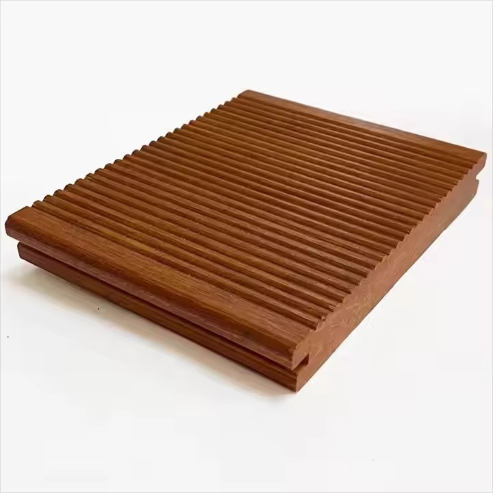 Small Groove Bamboo Outdoor Strand Woven Flooring Decking