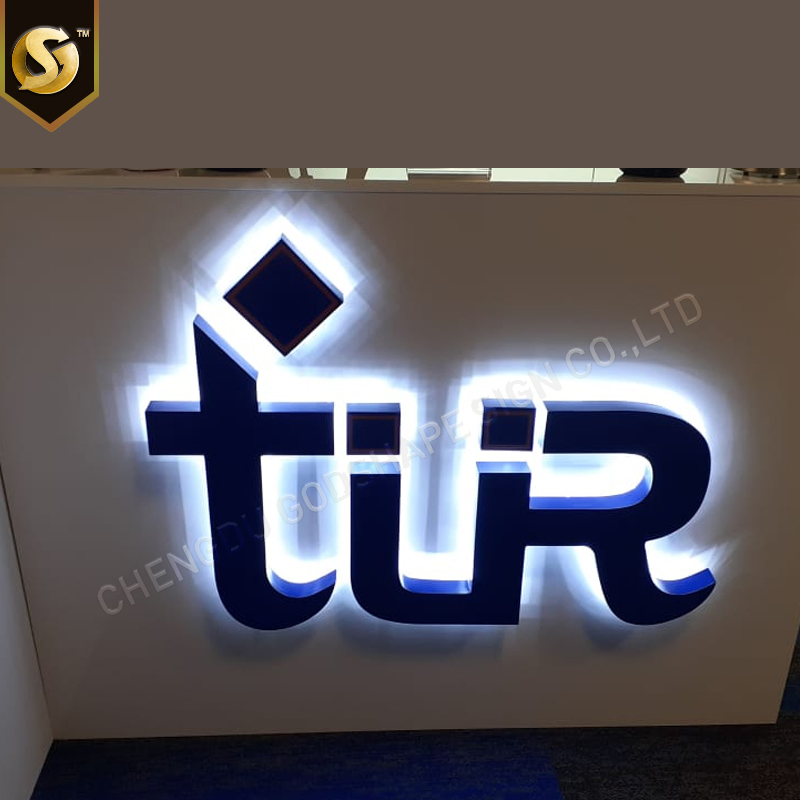 Custom Rimless LED Channel Letters Backlit Facelit Sign Letters for Exhibition Advertising