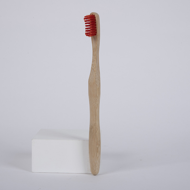 Custom Logo Organic Soft Bristles Bamboo Handle Toothbrush for Child Adult