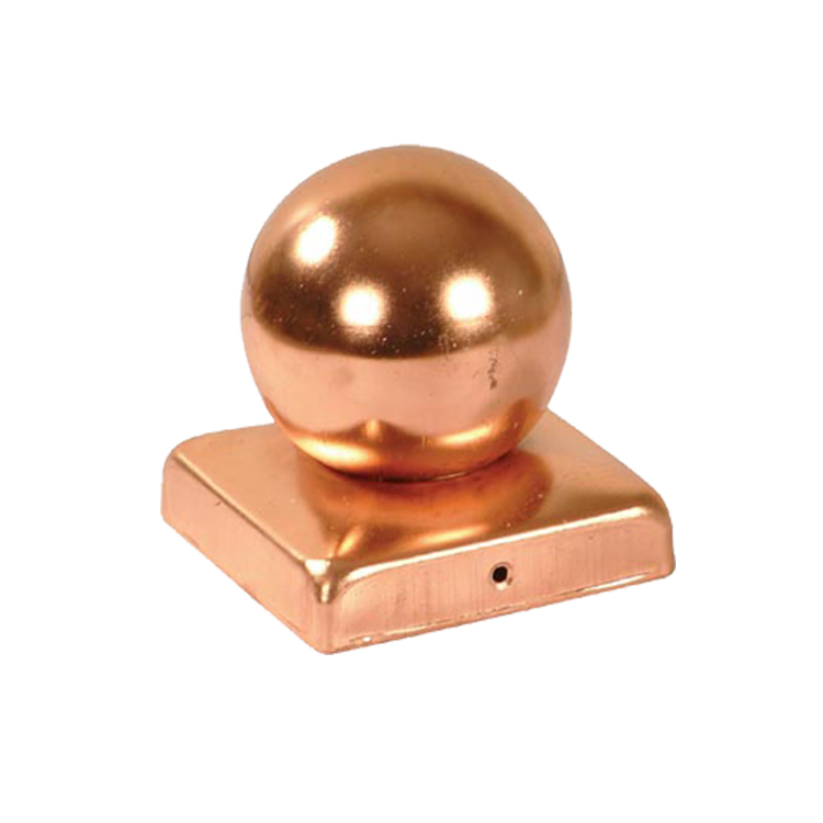 Металлический наконечник для столба с шаром