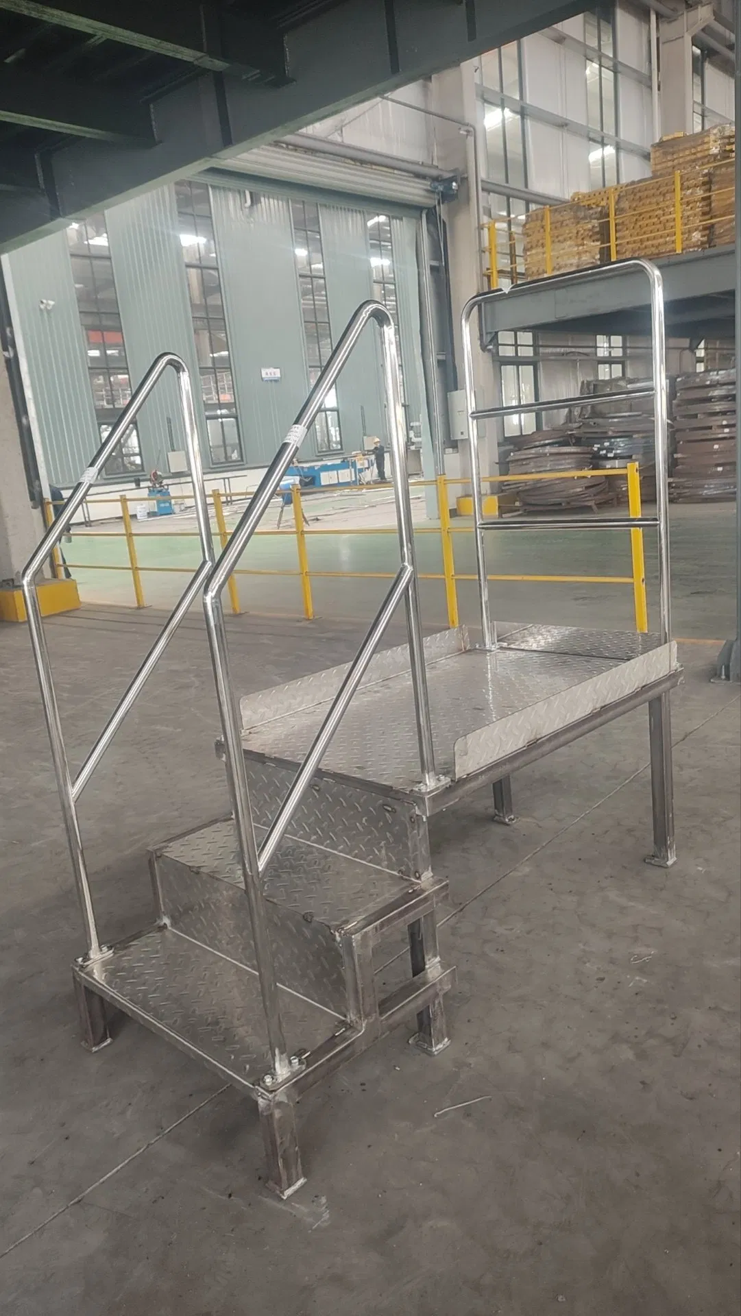 Factory Supply Bolting Stainless Steel Staircases for Warehousing and Logistics Center