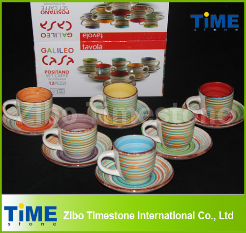 Cheap Ceramic Tea Cup and Saucer Wholesale
