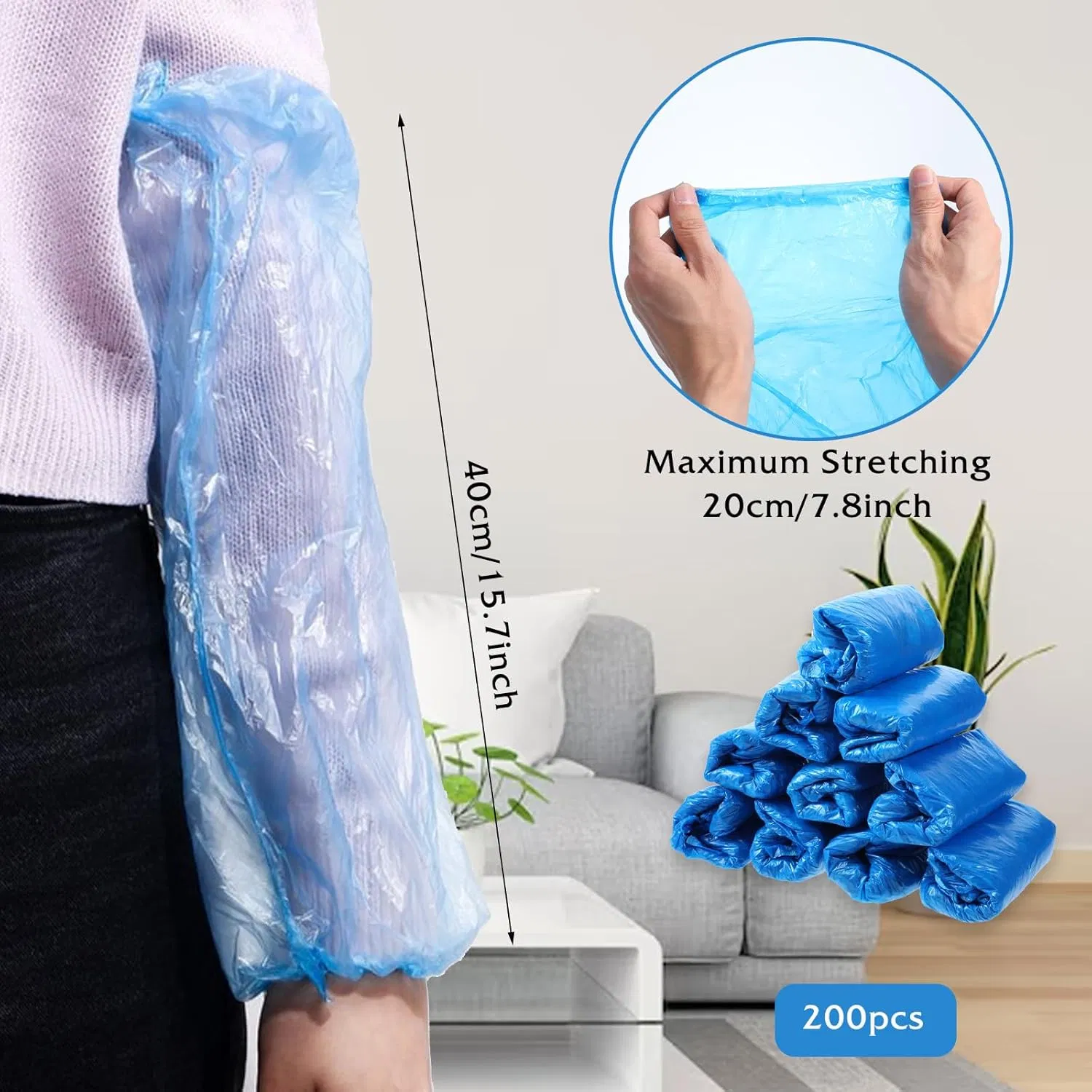 China Factory Made High Quality Durable PE Plastic Sleeve Cover