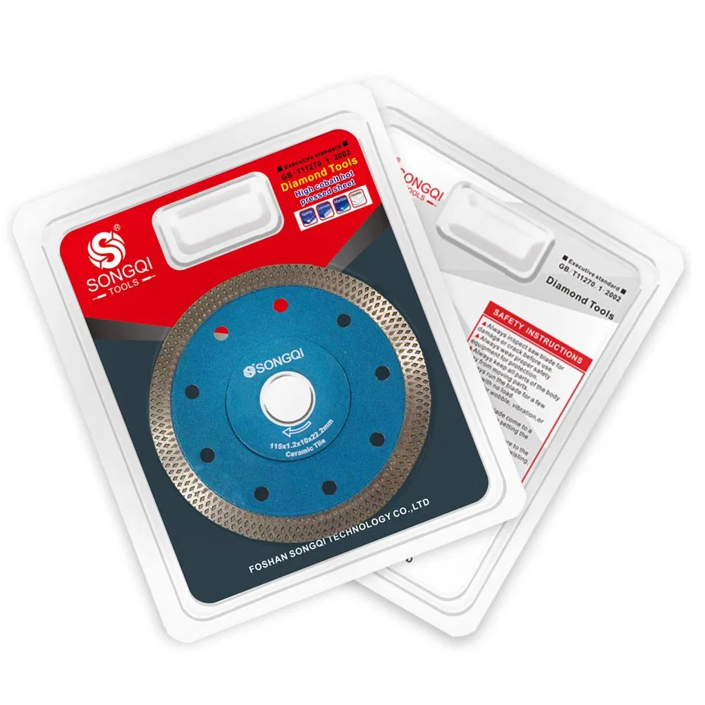 Songqi Blue Diamond Saw Blade Cutting Wheel for Ceramic Tile Granite Diamond