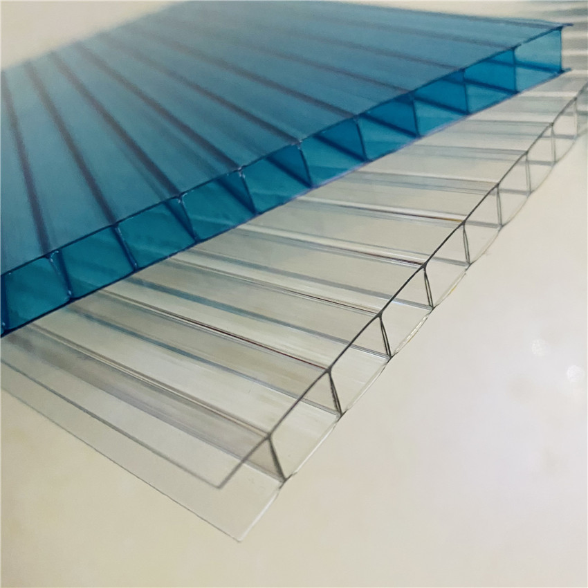 Anti-UV Coated Polycarbonate Hollow Sheet Plastic Roofing Building Material PC Sheets Polycarbonate