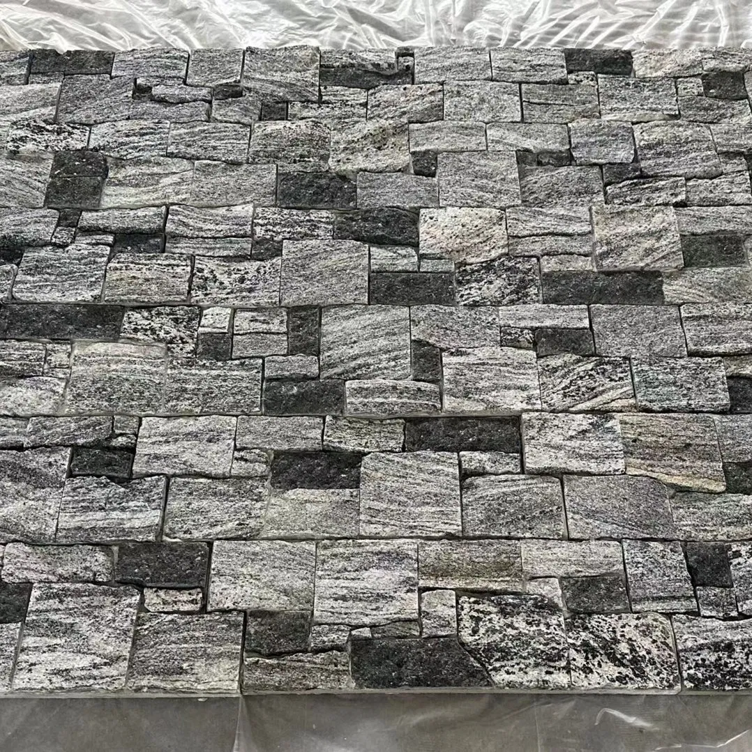 Exterior Wall Veneer Granite Stone Panels Natural Stone Tiles Wall Cladding Culture Stone for Fireplace