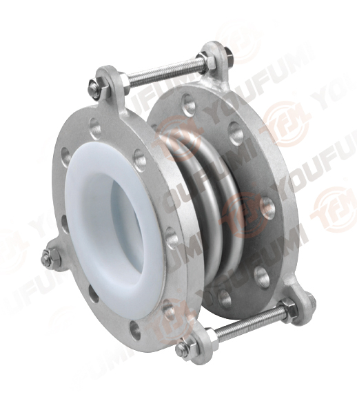 PTFE Lined Bellow Expansion Joint Flange Compensator