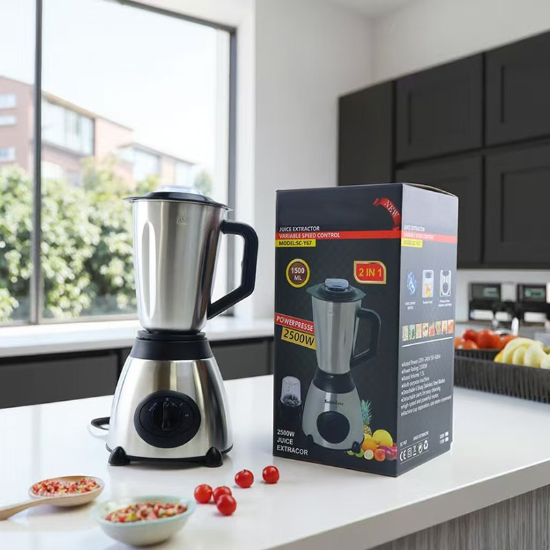 Kitchen Appliance 3 in 1 Stainless Steel Cup Blender