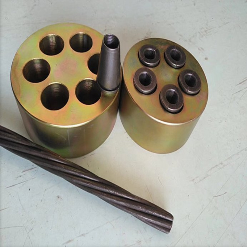 Multi Hole PC Strand Anchor Block 9 Holes 12.7mm Round Head