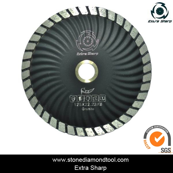 125mm Stone Diamond Turbo Wave Saw Blade