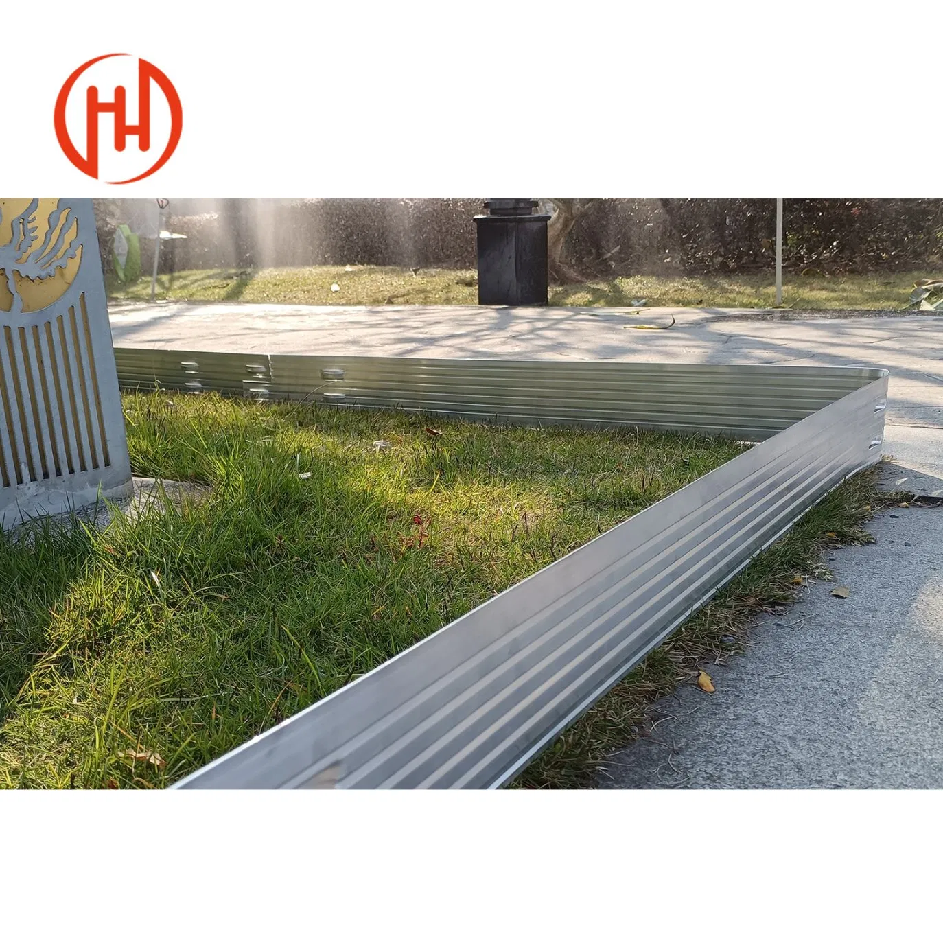 Aluminum Garden Edging Metal Grass Lawn Edging Flower Border for Landscape