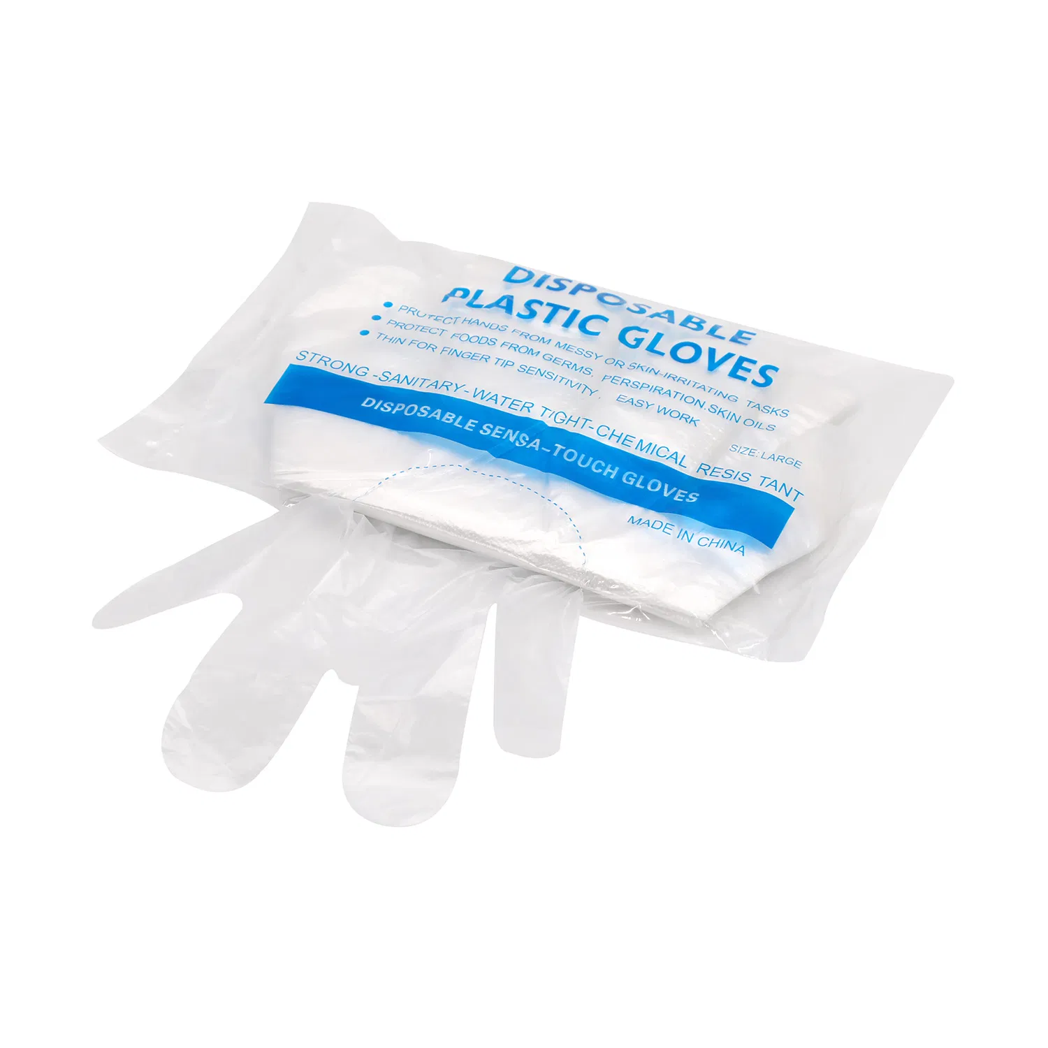 Food Grade Factory Supply PE Glove Plastic HDPE Glove Disposable Gloves
