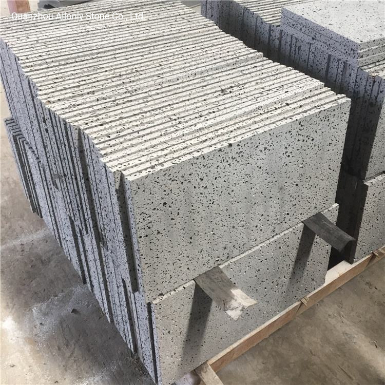 Machine Cut Surface China Lava Stone Hainan Black/Grey Basalt for Paving Stone