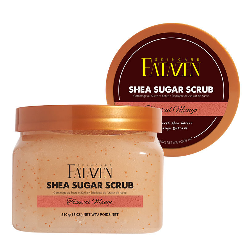 Body Care Products Organic Whitening Skincare Mango Scrub OEM Moisturizing Body Scrub Private Label Exfoliating Body Scrub