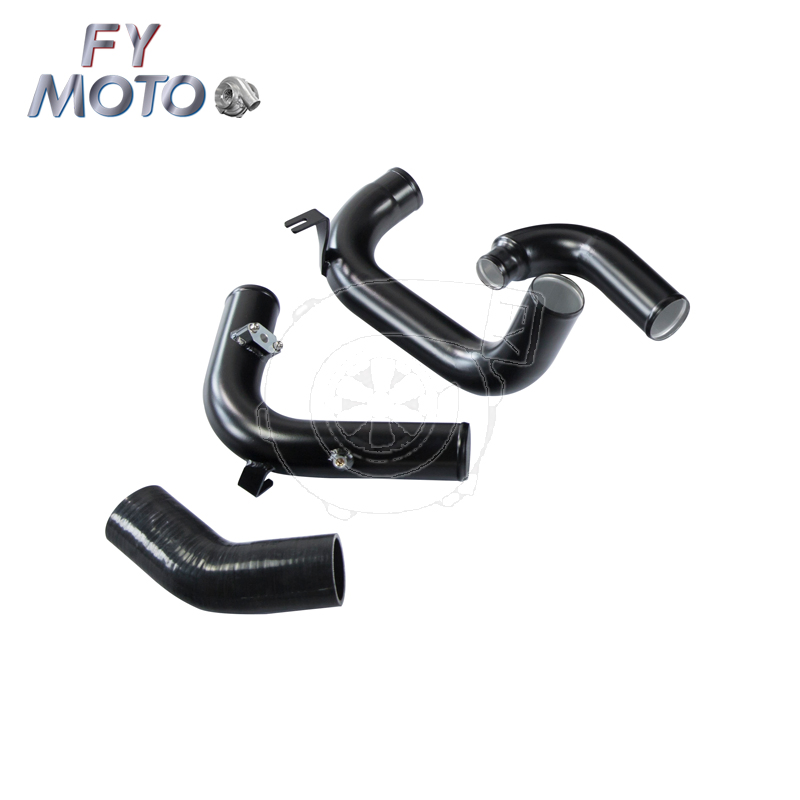 Интеркулер алюминиевый черный для Audi A3, VW Golf GTI