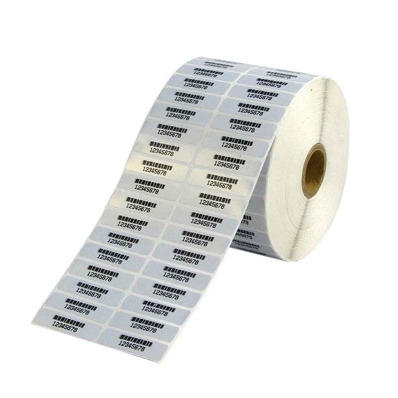 High Quality Thermal Adhesive Pet Silver Label for Electrical Appliances Information