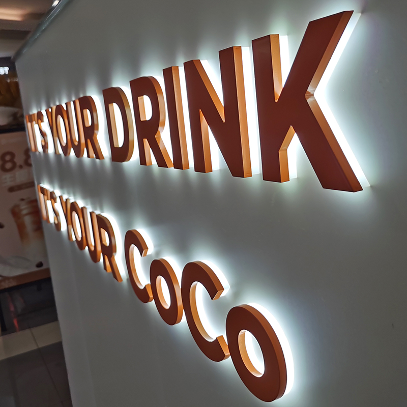 Ezd Outdoor Business Illuminated Backlit Channel Letter Signage Digital Sign Board