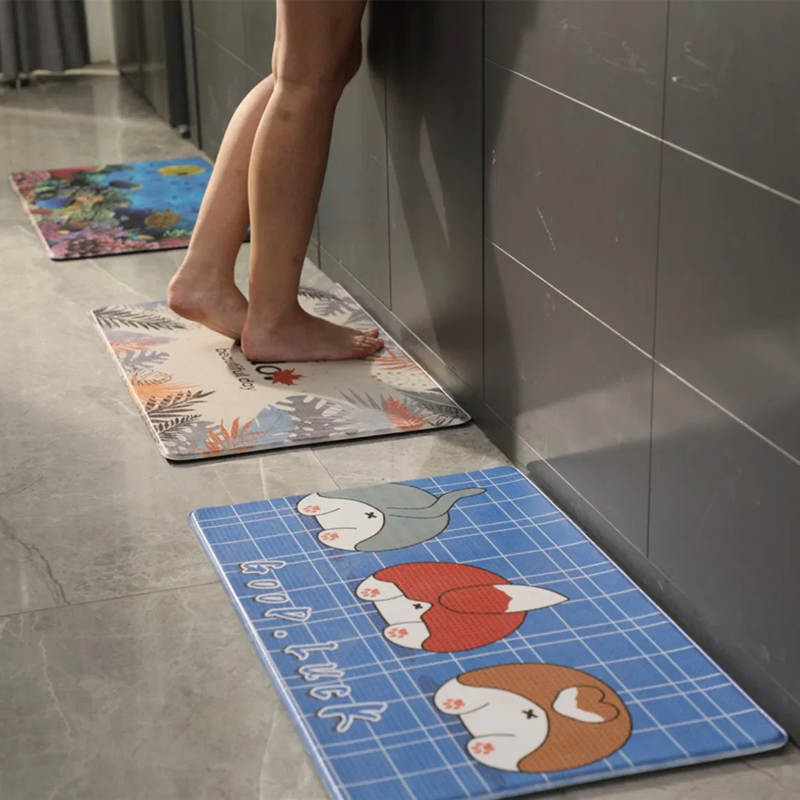 PVC Kitchen Mat Anti Fatigue Comfort Mats for Floor