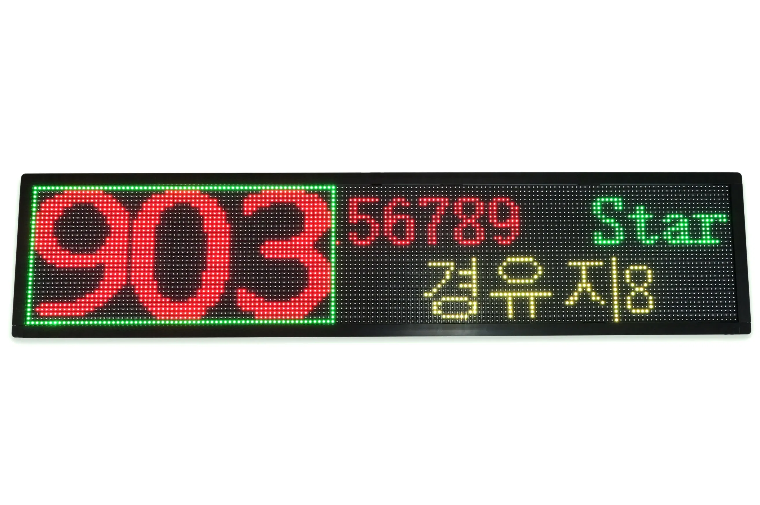 Affordable and User-Friendly LED Passenger Information Display