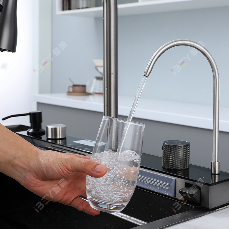Multifunctional Kitchen Sink by Ibey with 7 Essential Features