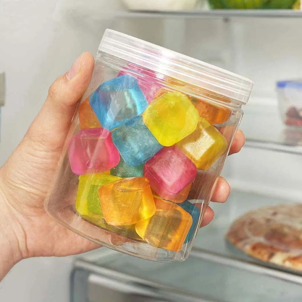 30PCS Reusable Ice Cube Plastic Ice Cubes for Drinks