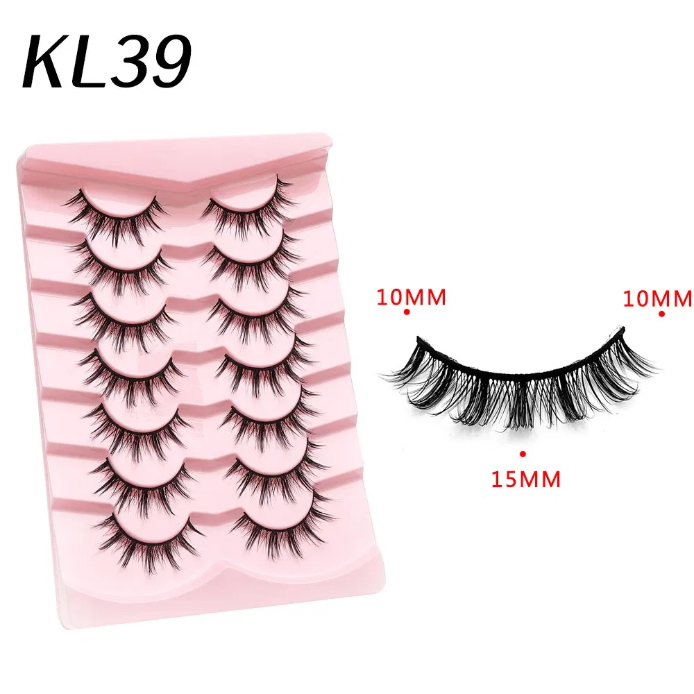 Wholesale Promotional DIY False Eyelash Extention Kit False Pre Cut Segment Strip Lashes Faux Mink Cluster Lashes Premade Fans Lashes Easy Fan Eyelash