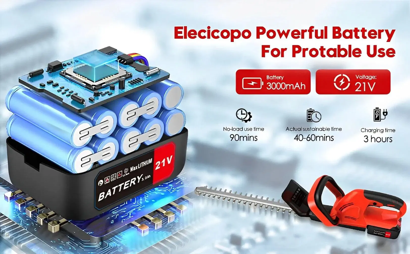 Powerful Electric Hedge Trimmer for Precise Garden Shaping