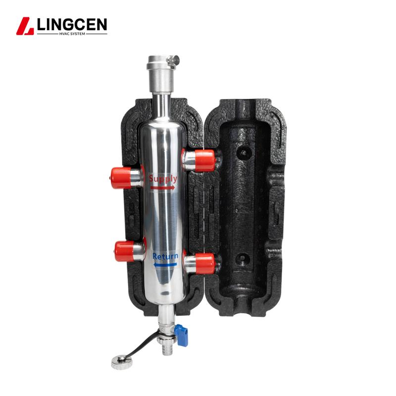 Radiant Stainless Steel Under Floor Heating Water Pressure Hydraulic Separator Coupling Tank