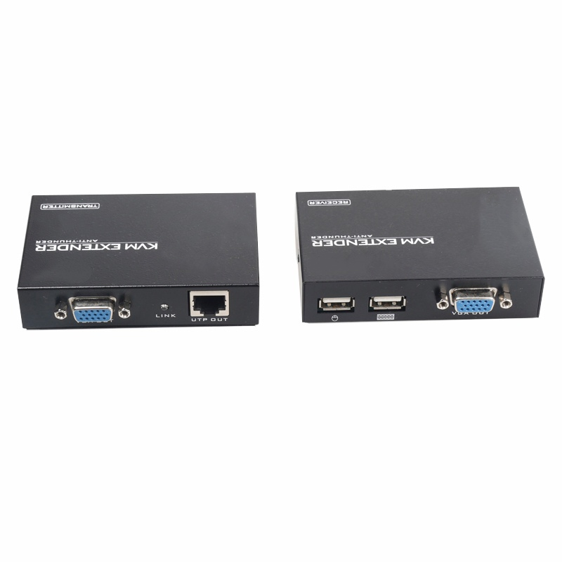 KVM-удлинитель VGA/HDMI по Ethernet, 100 м, 1080P