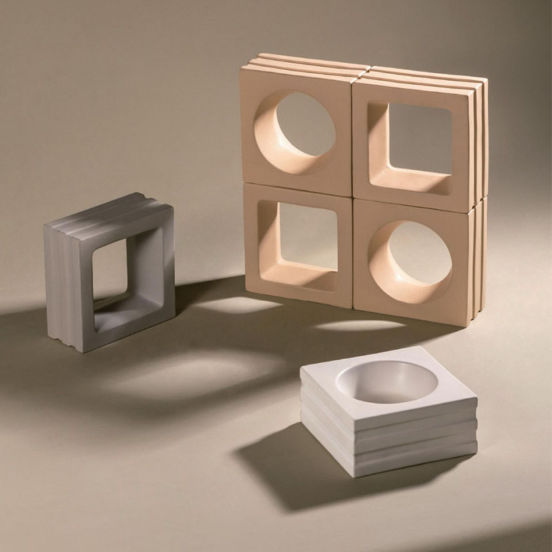 Ceramic Garden Hollow Brick 3D Outdoor Partition Wall House Decoration Interior Living Room