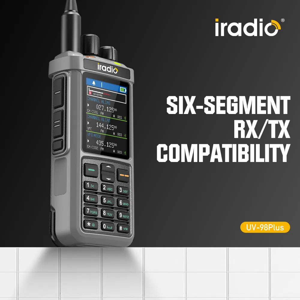 Iradio UV-98plus Handheld Two Way Radio with 1024CH Walkie Talkie