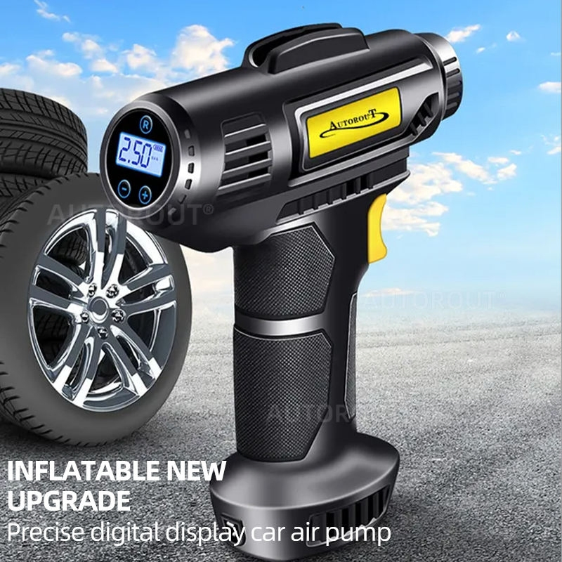 Smart 150psi Car Tire Inflator with Auto Shut-off and Precise Pressure Control