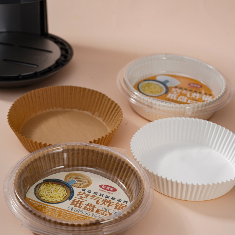 Circular 9-Inch Air Fryer Liners with Disposable Air Fryer Paper Lining