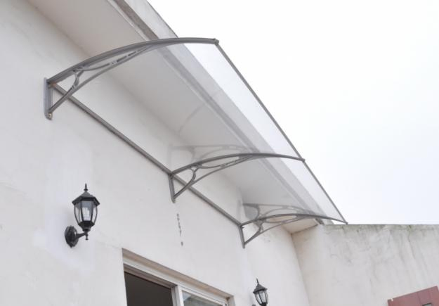 Sleek Polycarbonate Door Canopy Awning - Sunshade H1200p-1.5m
