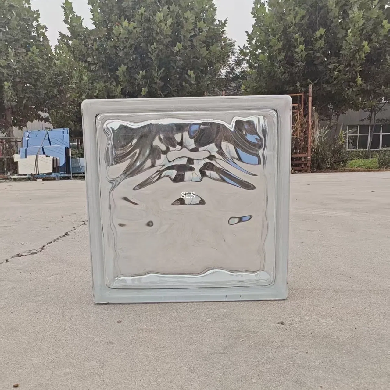 New Transparent Decorative 190*190*80mm Glass Block Crystal Glass Bricks Hollow Glass Block