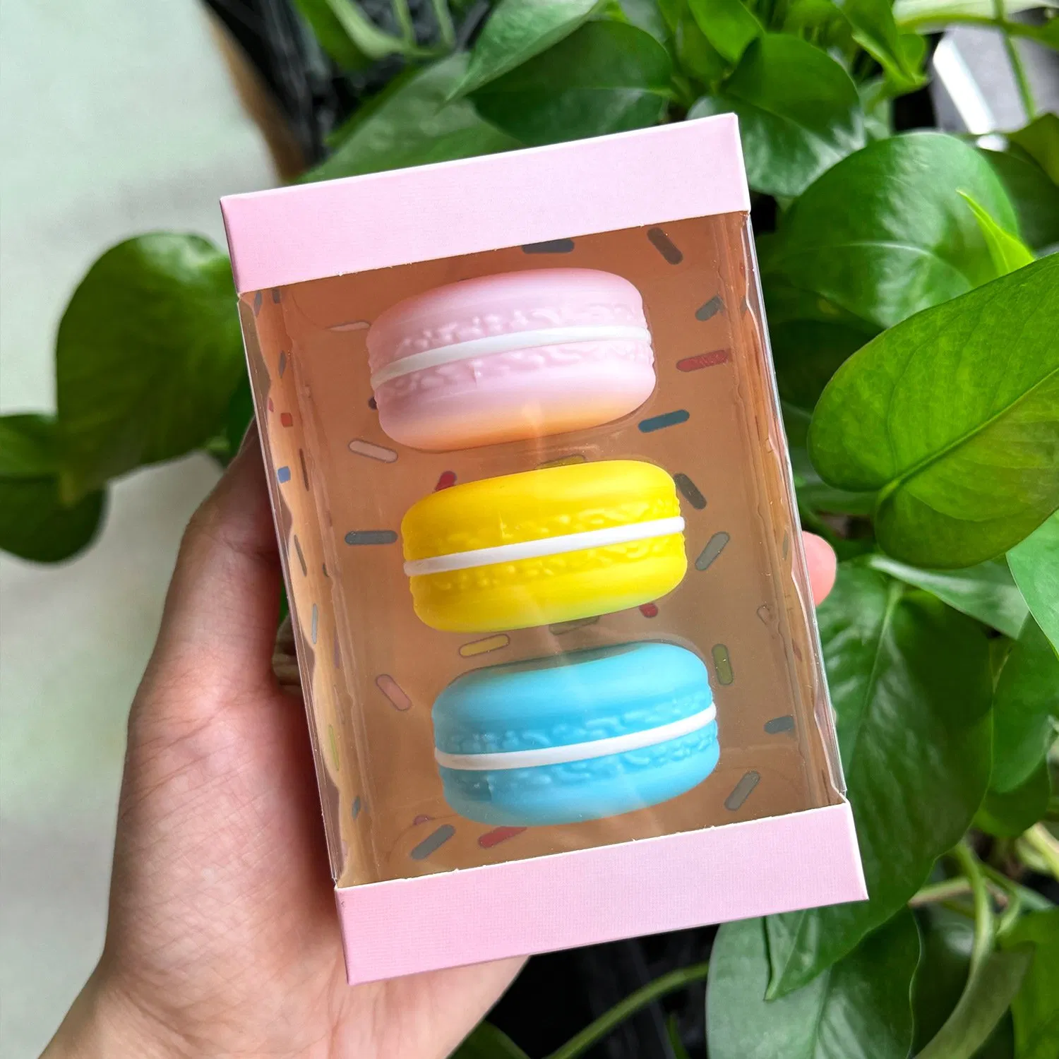 Organic Lip Balm Sets Moisturizing Vegan Cruelty-Free Makeup Macaron Lip Balm Gift Set Private Label