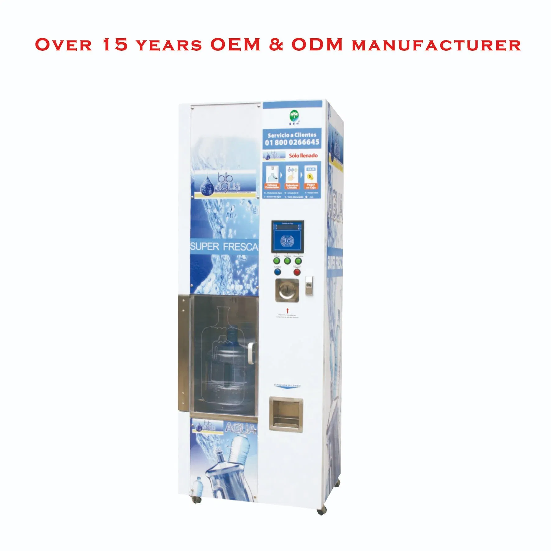 OEM Pure Fresh RO Filter Reverse Osmosis System Customized Water Vending Machine