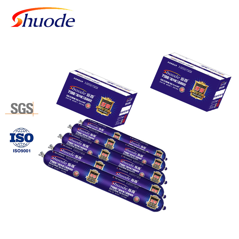 Waterproof Adhesive Sealant for Wood, High Viscosity, Black Color