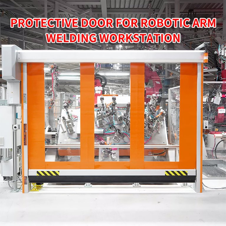 Fastlink Factory Direct Sale Warehouse Alloy Rapid Intelligent Exterior High Speed Rolling Shutter Door