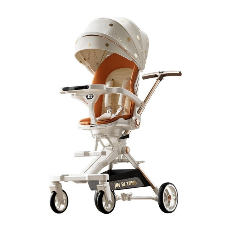 Portable Travel Aluminum Frame Baby Stroller High Landscape Baby Stroller