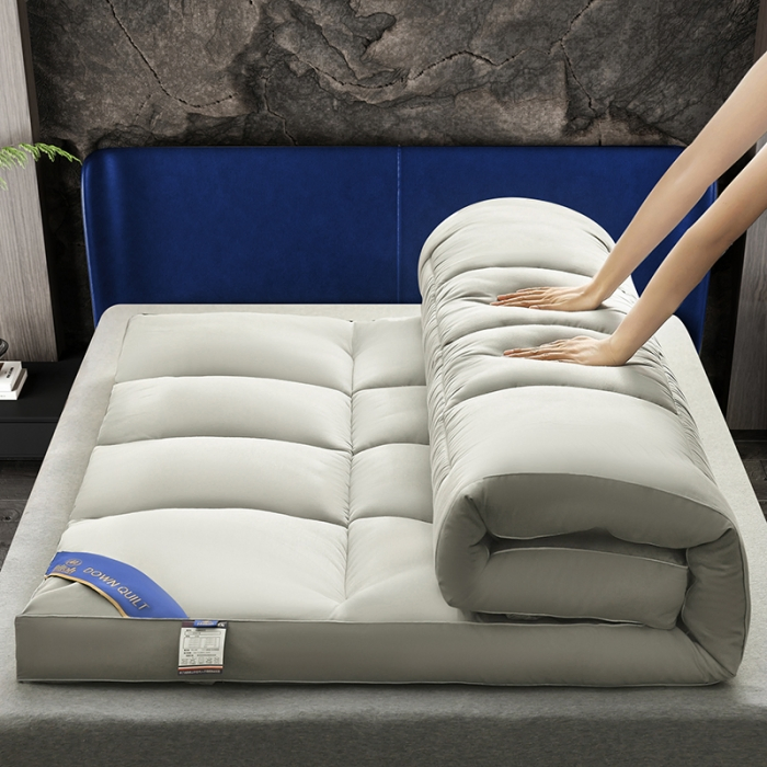 Folding Futon Dawn Bedspread Mattress for Dormitory Quilted Bed Cover Portable Topper
