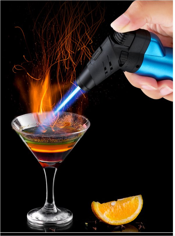 Windproof Lighter Double Flame Welding Igniter Inflatable Spray Gun Torch Cigar Lighter