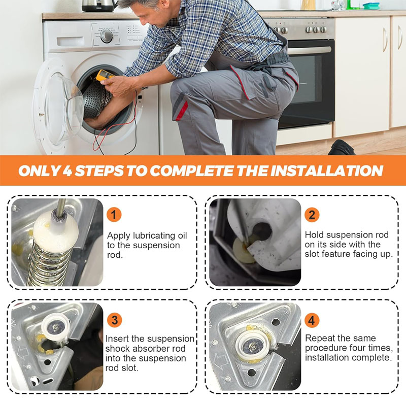 Samsung DC97-16350e DC97-16350u Washing Machine Suspension Rods Washer Shock Absorber