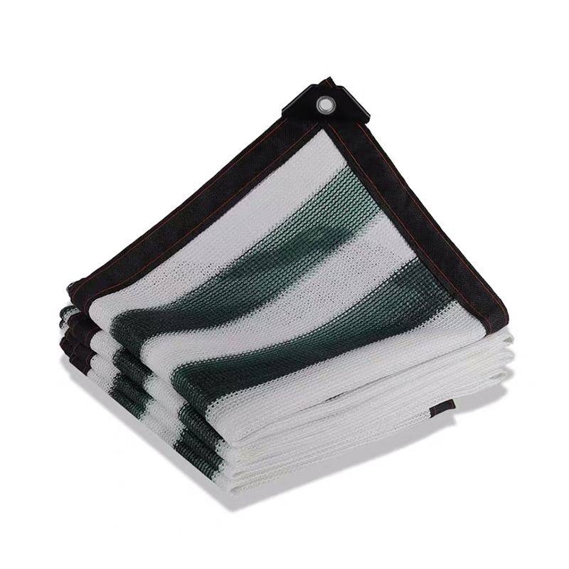 Triangle Sun Shade Sail with Poles HDPE UV Block Supplier for Garden Yard